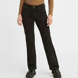 LEVI'S Vintage Bootcut 90's Y2K Black Straight Winter Retro Jean's - women's